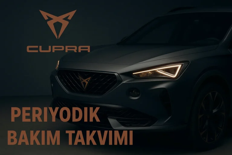 Cupra Periyodik Bakım Takvimi